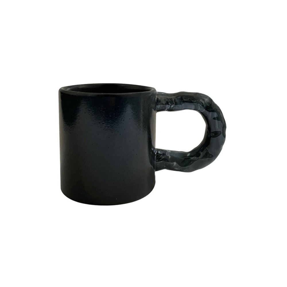 omg) mug cup (black)