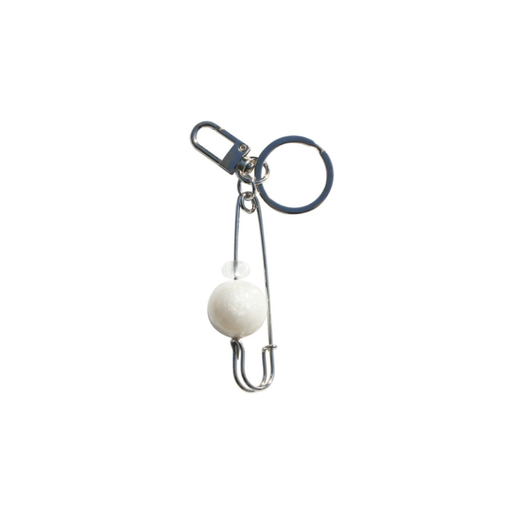 ourpierre) afterglow keyring (white)